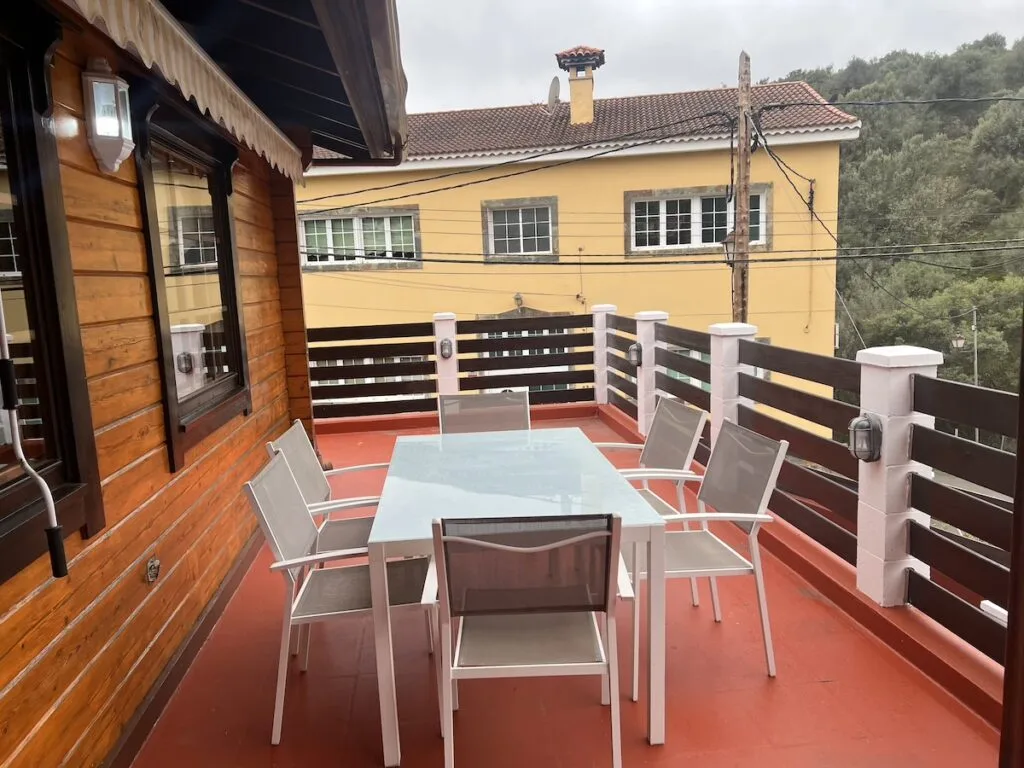 Terraza exterior de Villa Tanqueta